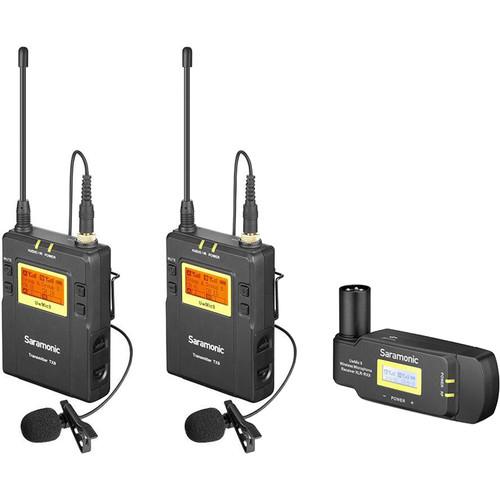 Saramonic UwMic9 Two-Person UHF Wireless Lavalier Mic System with Plug-On Receiver