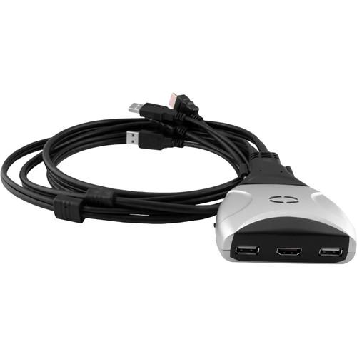 Smart-AVI 2-Port HDMI KVM Switch with Audio