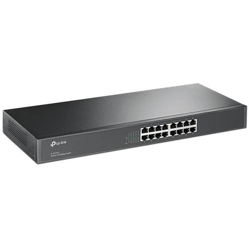 TP-Link 16-Port 10 100 Mb s Rackmount Switch