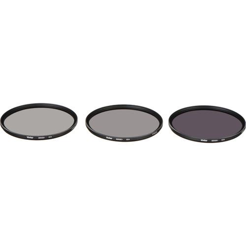 Vivitar 67mm Three-Piece Solid Neutral Density Filter Kit