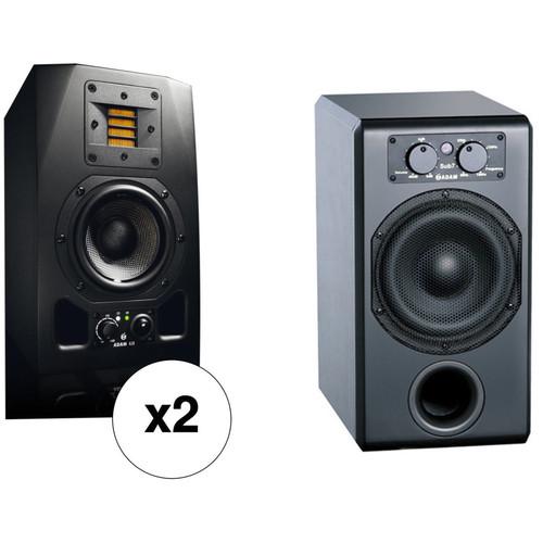 Adam Professional Audio A3X-Sub7 Nearfield Monitors and Subwoofer Bundle