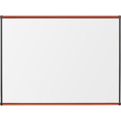 Best Rite Porcelain Steel Whiteboard with Medium Oak Origin Trim