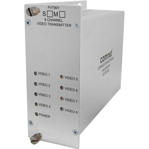 COMNET Single Mode 1310nm 8-Channel 10-Bit Digital Video Transmitter