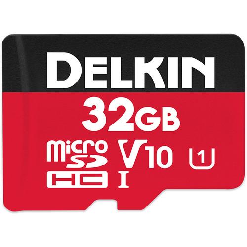 Delkin Devices 32GB Select UHS-I microSDHC Memory Card