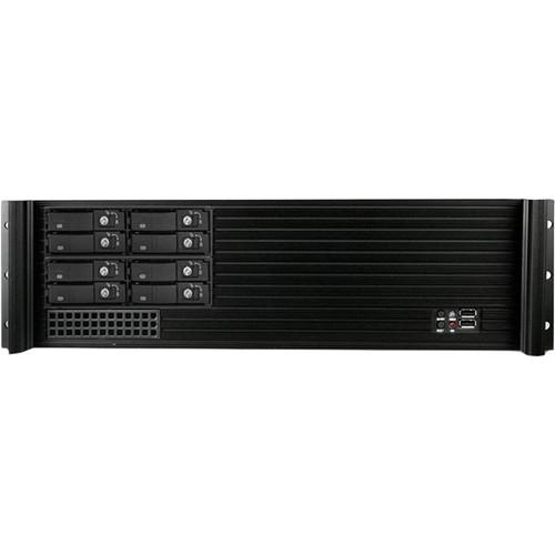 iStarUSA 3 RU Compact Hotswap 8 x 2.5" HDD microATX-Compatible Rackmount Chassis