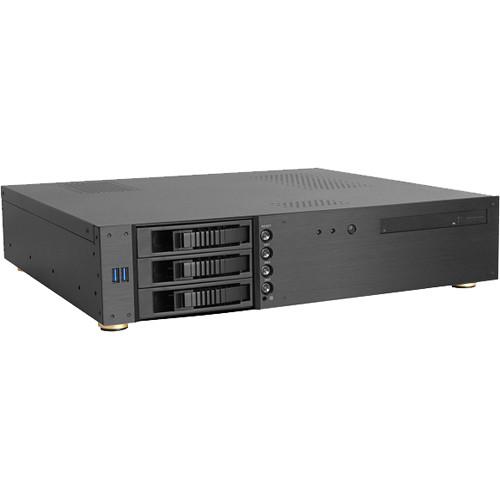 iStarUSA D-230HB-DT 2U Compact 3 x 3.5" Bay Hotswap microATX Desktop Chassis