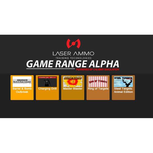Laser Ammo Game Range Alpha 5-Game Add-On for Smokeless Range Simulator