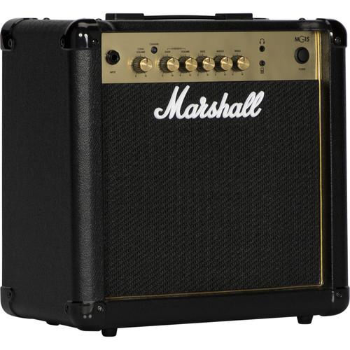 Marshall Amplification MG15G 4-Channel Solid-State Combo Amplifier with MP3 Input