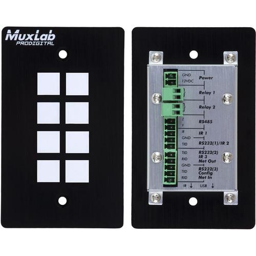 MuxLab 8-Button IP PoE Control Panel