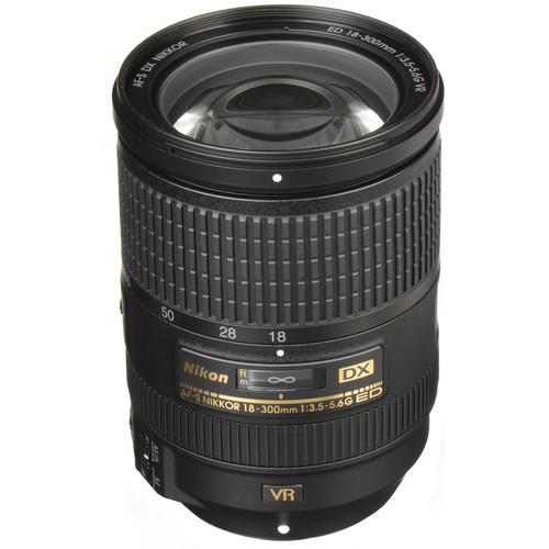Nikon AF-S DX NIKKOR 18-300mm f 3.5-5.6G ED VR Lens - Refurbished