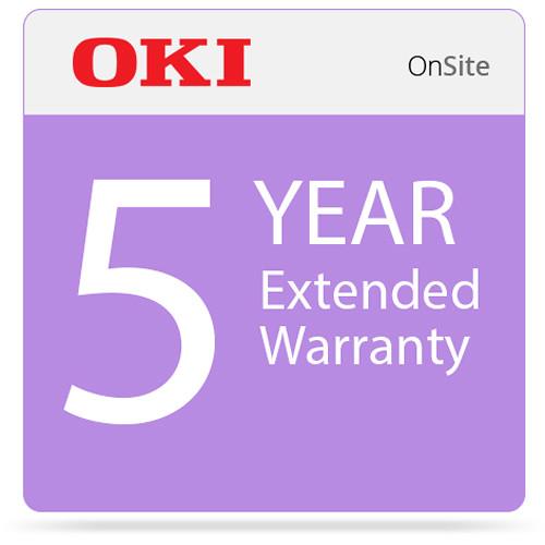 OKI 5-Year On-Site Warranty Extension Program for C831 Series Printers