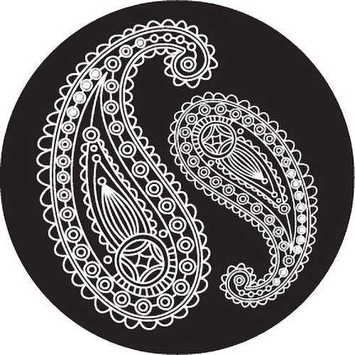 Rosco Paisley 7 B W Breakup Glass Gobo