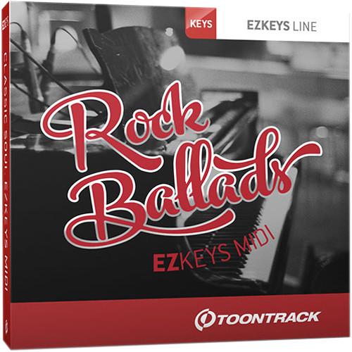 Toontrack Rock Ballads Piano MIDI for EZkeys