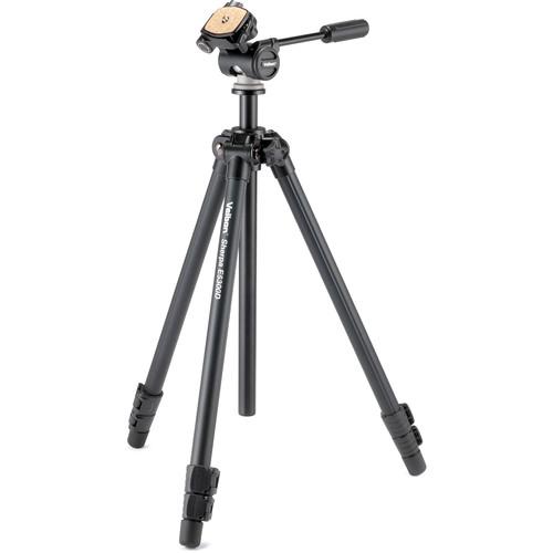 Velbon 3-Section Field Tripod 1 4" Screw Mount with 3 8" Adapter Detachable 3-Way Panhead with Qr Plate