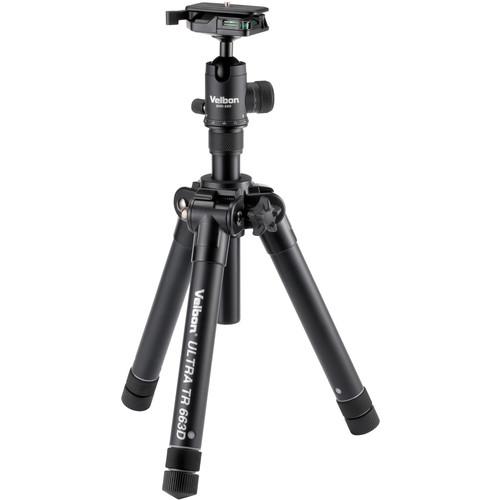 Velbon Ultra TR 663D Aluminum Tripod with QHD-S6D Ball Head