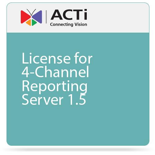 ACTi 4-Channel Reporting License for Server 1.5