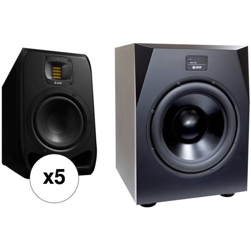 Adam Professional Audio The Bronx - 5.1 Bundle with S2V Monitors and Sub15 Subwoofer