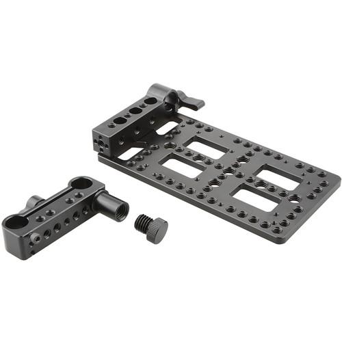 CAMVATE Mounting Cheese Plate with 15mm Rod Block and Clamp