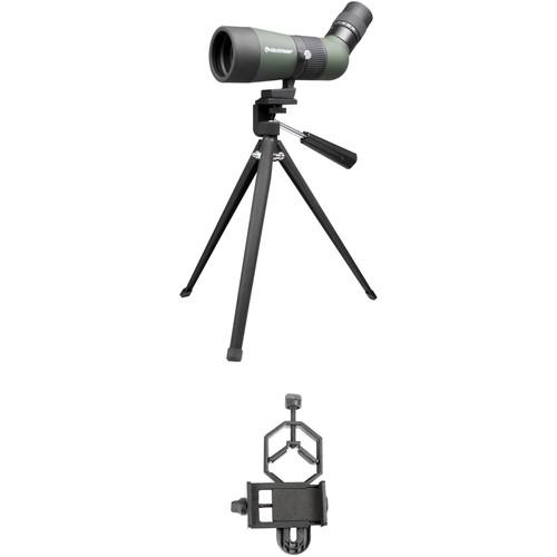 Celestron LandScout 10-30x50 Spotting Scope and Smartphone Adapter Kit
