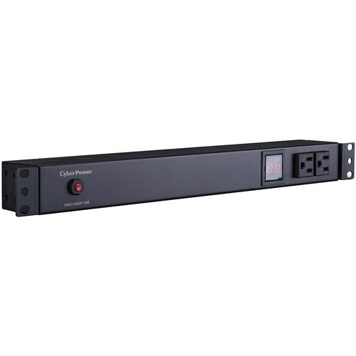 CyberPower Metered PDU12A 100-125 50 60 Nema 5-15P Plug, 12-Out 5-15R, OU,15