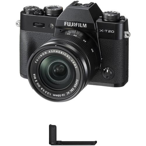 FUJIFILM X-T20 Mirrorless Camera with XC 16-50mm f 3.5-5.6 OIS II Lens and Grip Kit