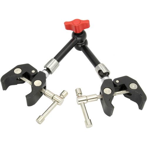 GyroVu Heavy-Duty Articulated Arm Mount with Dual Adjustable Clamp Mounts