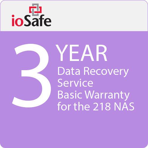 IoSafe 3-Year Data Recovery Service Basic Warranty Upgrade for the 218 NAS