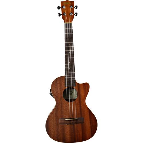 KALA KA-TE-C Satin Mahogany Tenor Cutaway Ukulele with EQ