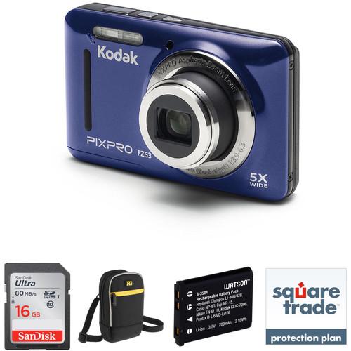 Kodak PIXPRO FZ53 Digital Camera Deluxe Kit