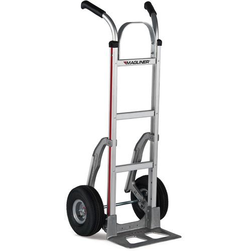 Magliner Straight-Back Hand Truck with 10" 4-Ply Pneumatic Wheels