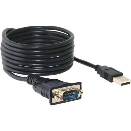 Sabrent USB 2.0 Type-A Male to RS-232 DB9 Serial 9-Pin Male Adapter Cable