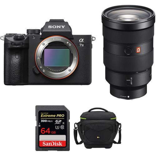 Sony Alpha a7 III Mirrorless Digital Camera with 24-70mm f 2.8 Lens Professional Kit