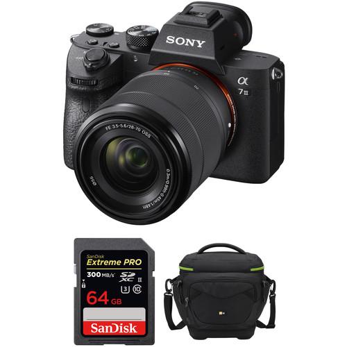 Sony Alpha a7 III Mirrorless Digital Camera with 28-70mm Lens Professional Kit