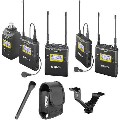 Sony UWP-D16 2-Person Camera-Mount Wireless Combo Microphone System Kit