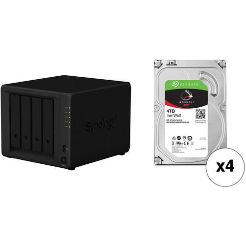 Synology DiskStation 16TB DS418 NAS Enclosure Kit with Seagate NAS Drives