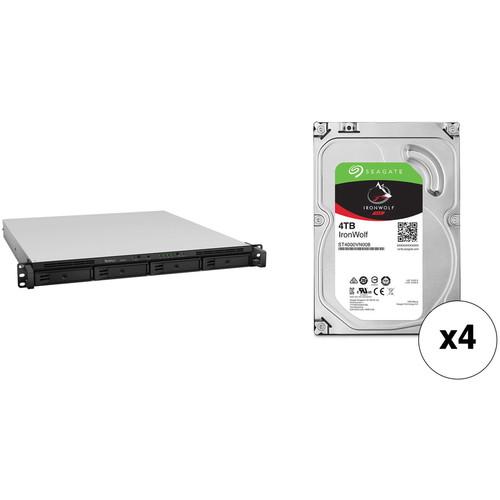 Synology RackStation 16TB RS818 4-Bay NAS Server Kit with Seagate NAS Drives