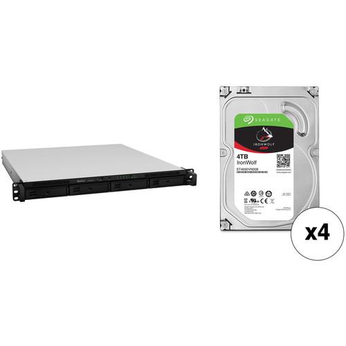 Synology RackStation 16TB RS818RP 4-Bay NAS Server Kit with Seagate NAS Drives