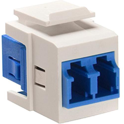 TechLogix Networx Leviton QuickPort LC to LC Duplex Fiber Optic Keystone Adapter