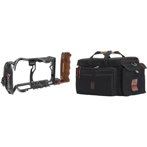 Zacuto GH5 Cage with Porta Brace RIG-GH5 Semi-Rigid Camera Cargo Case Kit