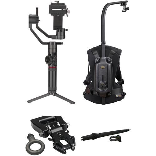 Zhiyun-Tech Crane-2 & Easyrig Minimax Kit with Kong 3 8"-16 QR Adapter and Umbrella