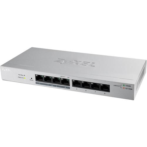 ZyXEL 8-Port GbE Web-Managed PoE Switch