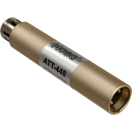 Hosa Technology ATT-448 - In-Line, Switchable Input Attenuator with 20, 30 or 40dB of Attenuation - XLR Barrel