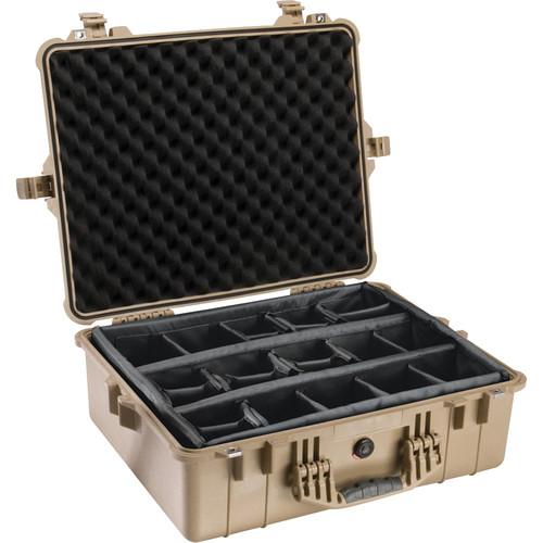 Pelican 1604 Waterproof 1600 Case with Dividers