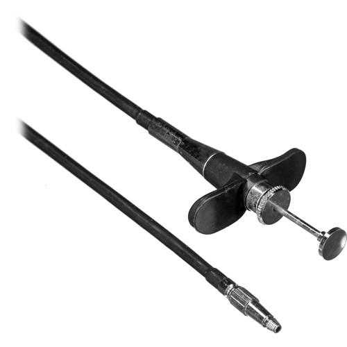 Samigon Plastic Covered Heavy-Duty Cable Release with Disc-Lock, 12" - Black