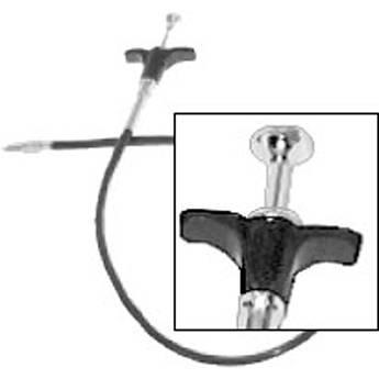 Samigon Plastic Covered Heavy-Duty Cable Release with Disc-Lock, 40" - Black