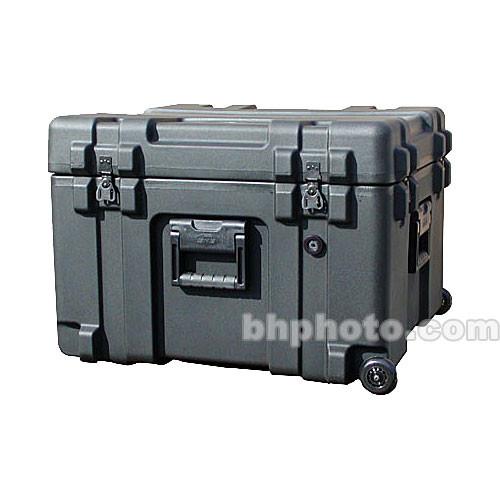 SKB 3R2423-17B-CW Roto-Molded Mil-Standard Utility Case with Cubed Foam Interior and wheels