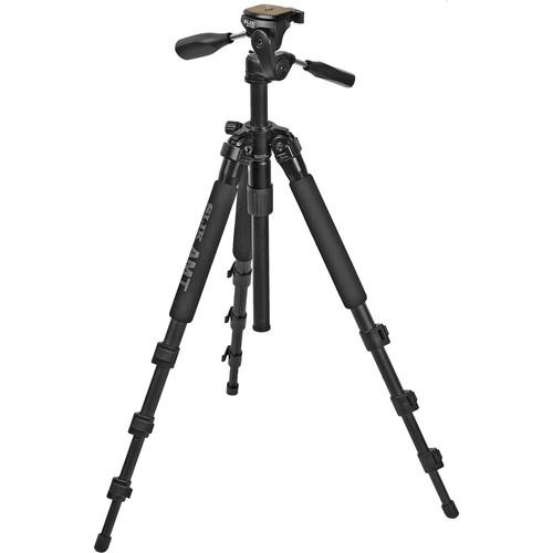 Slik Pro 340 DX Tripod with SH-705E 3-Way, Pan-and-Tilt Head