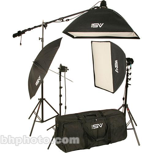 Smith-Victor K75 2-Light 2200W Professional Studio Soft Box Kit with Umbrella