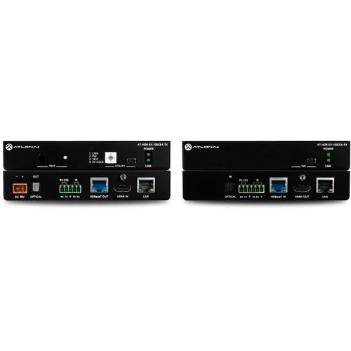 Atlona 4K HDR HDMI HDBaseT Transmitter and Receiver Set with Ethernet, Control, PoE and Return Audio