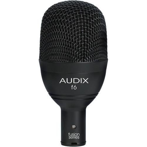 Audix f6 Fusion Series Hypercardioid Low-Frequency Instrument Microphone